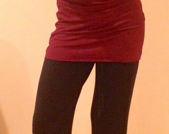 Holiday Special! Cowl neck CA-2 knit jersey tunic length top & Drawstring pants CAB-3 Combo! Made 100% in USA