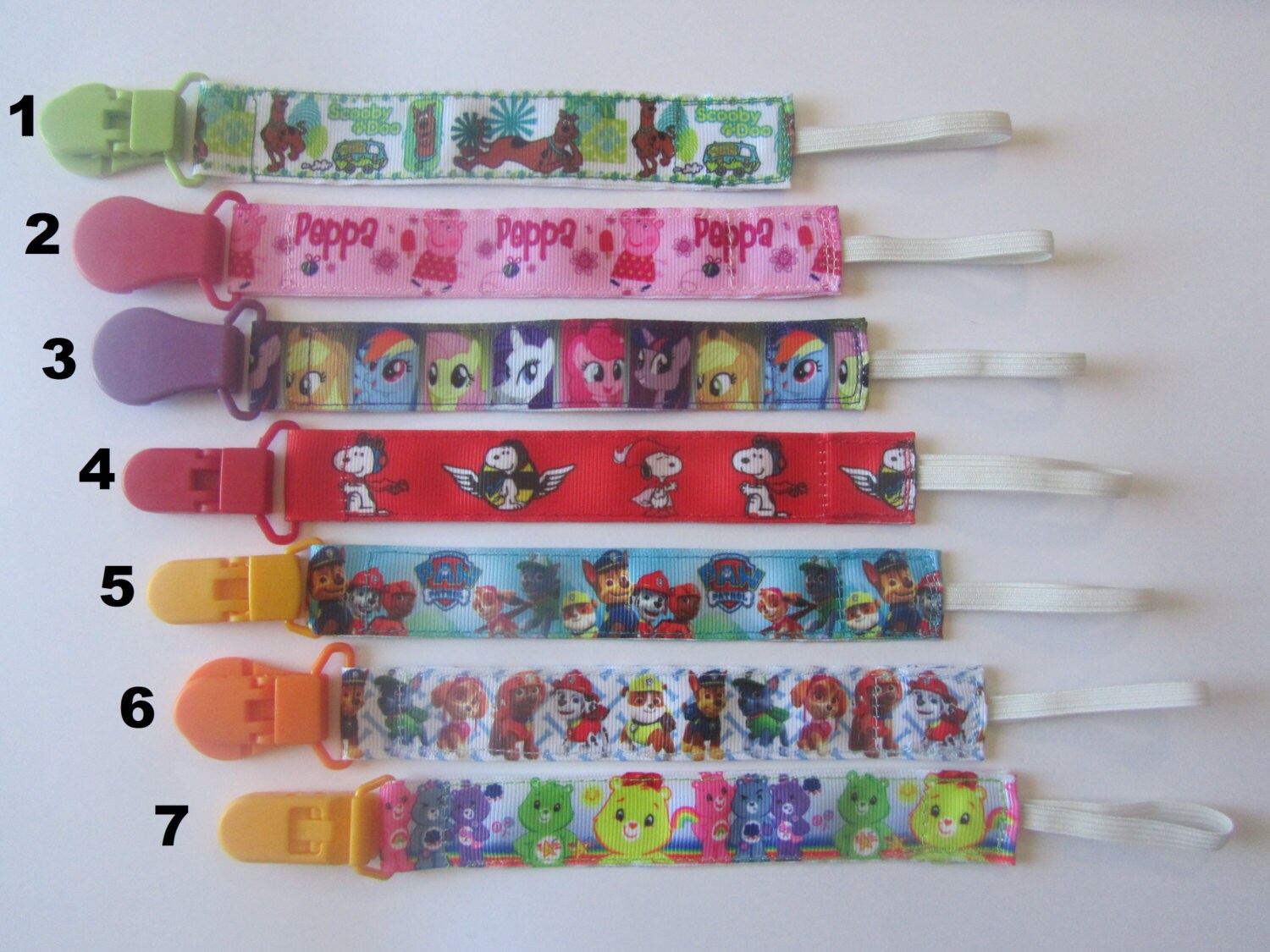 Nuk clips/pacifier clips/binki clip/soothie/infant pacifier