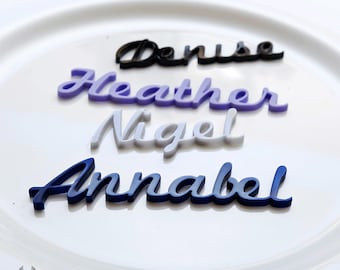 Table place names - for weddings and all special occasions