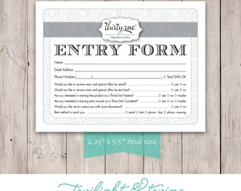 pink zebra door prize entry form entry form template