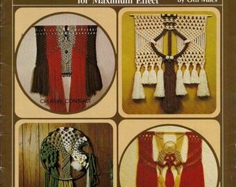 Craft Book: #7277 Macrame Wallworks - Patterns for Plant Hangers & More