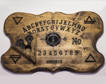 Real Ouija board - Wood Hand-Sculpted