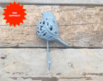 Shabby Chic Bird Hook // Vintage Bird Hook // Retro Bird Hook // Bird Hook // Wall Hook // Coat Hook // Towel Hook
