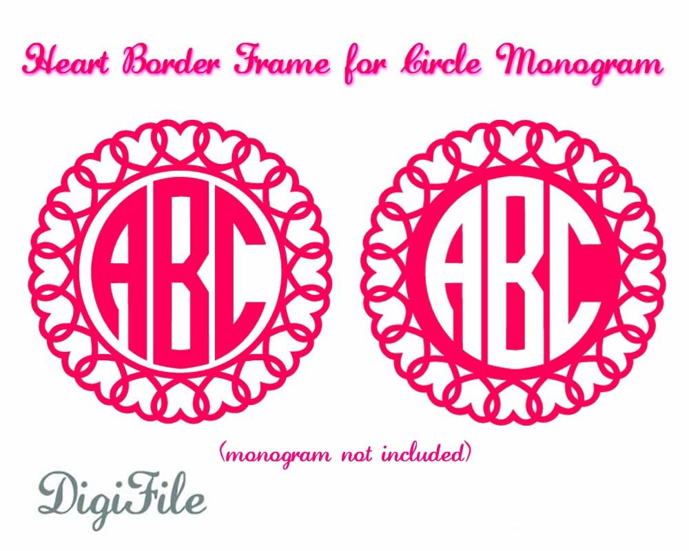 Free Heart Border Svg 698 SVG PNG EPS DXF File