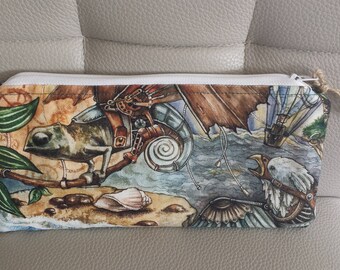 Pencil case, fabric pencil case, back to school pencil case