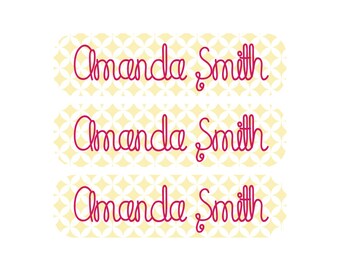 48 Custom Waterproof, Dishwasher Safe Baby Bottle Labels - Personalized Labels for Daycare