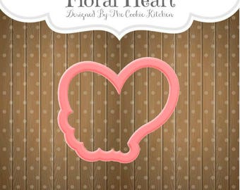 Floral Heart Cookie Cutter