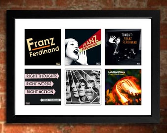 FRANZ FERDINAND Vinyl Albums Limited Edition Unframed A4 Art Print mini poster