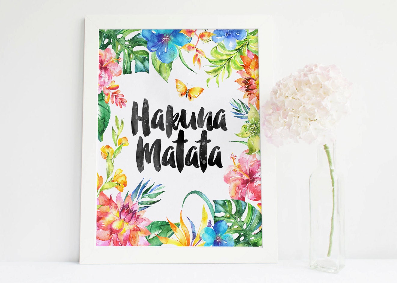 Hakuna Matata Print Printable Nursery posterWall Decor