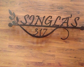 Customized metal signage - Metal art