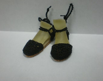 Enchanted Doll Espadrilles in Black