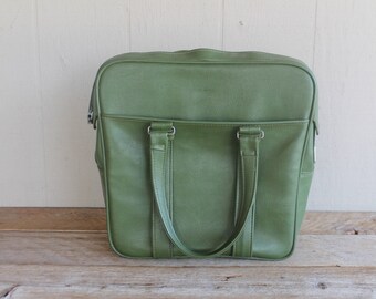 Vintage Olive Green Samsonite Carry On