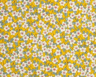 Liberty of London Fabric - Ffion B Tana Lawn Cotton Yellow