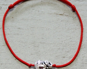 Elephant Bracelet Elephant Jewelry Charm Bracelet Friendship Bracelet Yoga Bracelet Elephant Jewellery Wish Bracelet Lucky Elephant