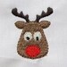 INSTANT DOWNLOAD Mini Embroidery and outline Rudolph designs