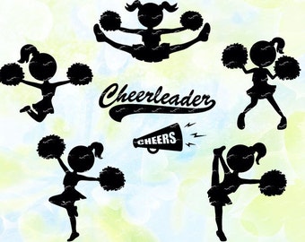 Download Cheerleader svg | Etsy