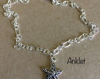 Starfish Charm Anklet Bracelet