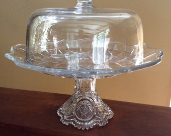 Vintage Covered Cake Stand * Unusual * Wedding Party