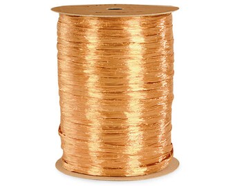 Gold Raffia, Pearlized Gold Raffia 100 yds Raffia Ribbon 100Yd , Raffia Ribbon - Wraphia