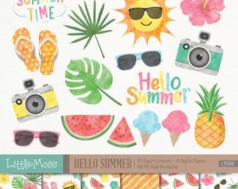 Digital Clipart & Digital Papers by LittleMoss on Etsy