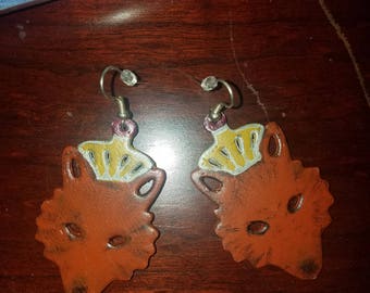 Coyote Princess earrings