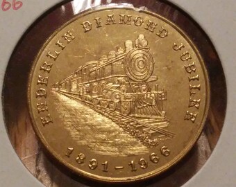 Enderlin North Dakota Diamond Jubilee 1891-1966 Token