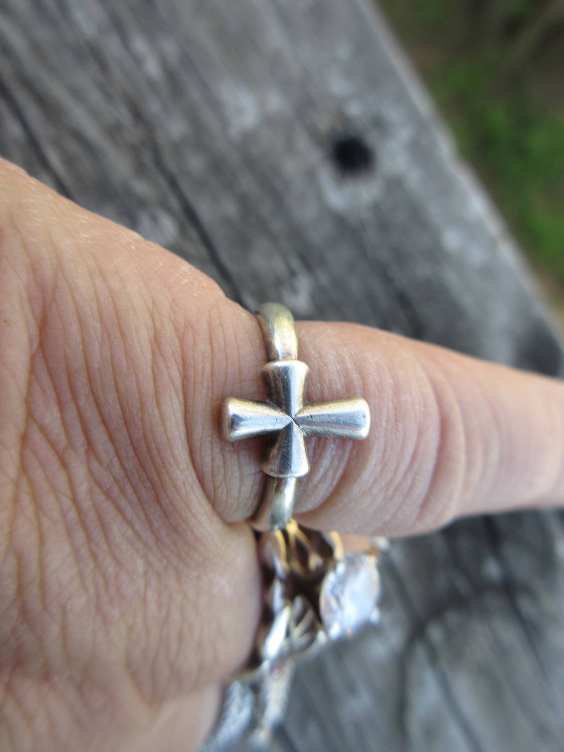 Sterling Silver James Avery Cross Ring