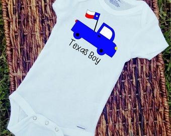 Texas Boy Onesie/Onesie/Custom/Personalized/Gift/boys