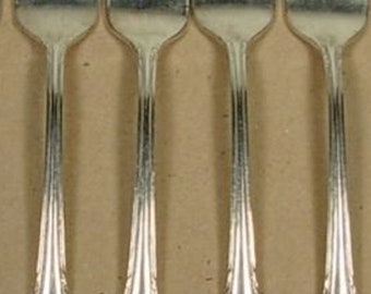 Rogers Silverplate Remembrance Four Salad Forks