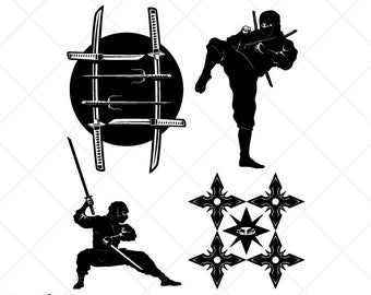 Download Ninja warrior logo | Etsy