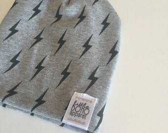 Lightening Bolt Hipster Beanie