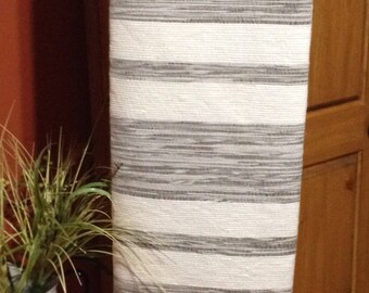 New Handwoven French-Canadian Twin Blanket "Catalogne"