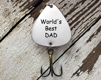 Custom fishing lure, personalized fishing lure, Father's Day gifts, fishing lure gift, gift for dad, dad gift, gift for father