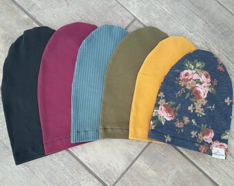 Slouchy Beanie Toque - stretchy jersey - single layer - children / baby accessories