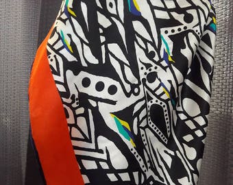 Silk scarf necktie bandanna wrap...
