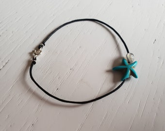 Turquoise star bracelet