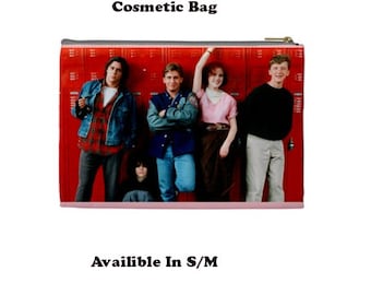 Breakfast Club Cosmetic Bag, Cosmetic Bag, Make Up Bag, 80's, 80's films, molly ringwald, breakfast club, sixteen candles