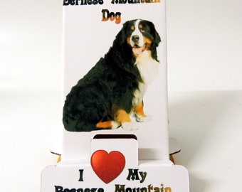 Bernese Mountain Dog Desktop Mobile Phone Holder