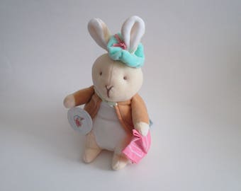 Beatrix Potter Eden My First Benjamin Bunny 9" Plush Stuffed Animal Nursery Toy Vintage 1980's