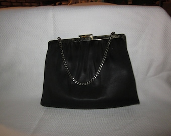 Vintage black evening bag