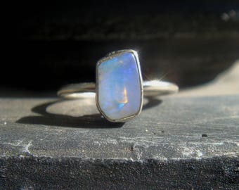 Opal Ring - Australian Opal Ring - Boho Ring - Boho Chic