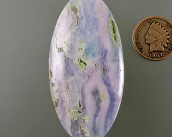 Smithsonite Cabochon, Smithsonite Cab, Lavender Pink Smithsonite Cabochon, Designer Lavender Cab, Pendant Cab, Gift Cab, C2221, 49erMinerals