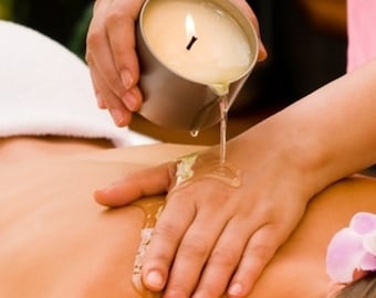 Natural Soy Massage Candle~ Essential Oil or Fragrance