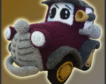 Amigurumi Pattern Crochet Classic Car DIY Digital Download