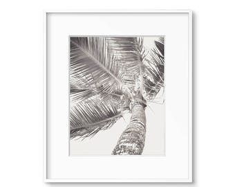 Sepia Palm Trees, Tropical Decor, Palm Tree Print, Printable Art, Beach Decor, Black and White Print, Sepia Prints, Art, Gallery Wall, Print