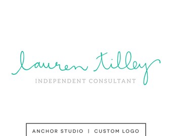 Custom Hand Lettered Logo Design - Small Business Logo