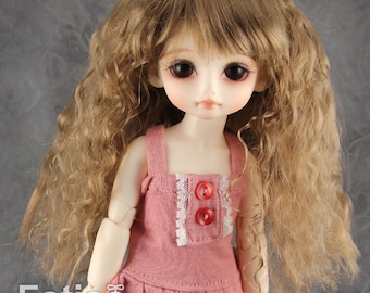 Fatiao - New Dolls Wig Dollfie Yo-SD 1/6 BJD 6-7" size - Latte
