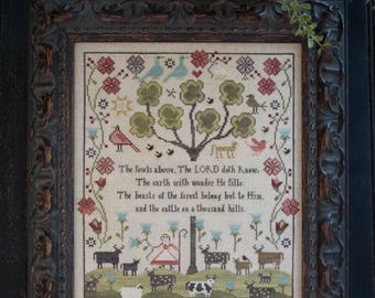 PLUM STREET SAMPLERS A Thousand Hills counted cross stitch patterns at thecottageneedle.com