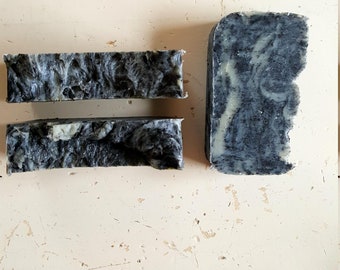 Geranium Activated Charcoal Hot Process Soap