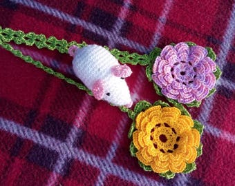 Handmade Bookmark / Crochet Bookmark / Flower Bookmark / Reading Assessories